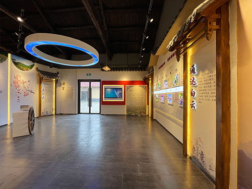 太白白云驛展廳設(shè)計施工|農(nóng)村電子商務(wù)展廳