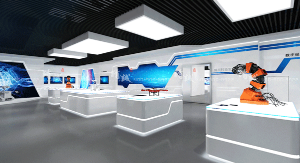 銅川產(chǎn)業(yè)技術(shù)研究院展覽館設(shè)計成果，政府領(lǐng)導(dǎo)親自考察