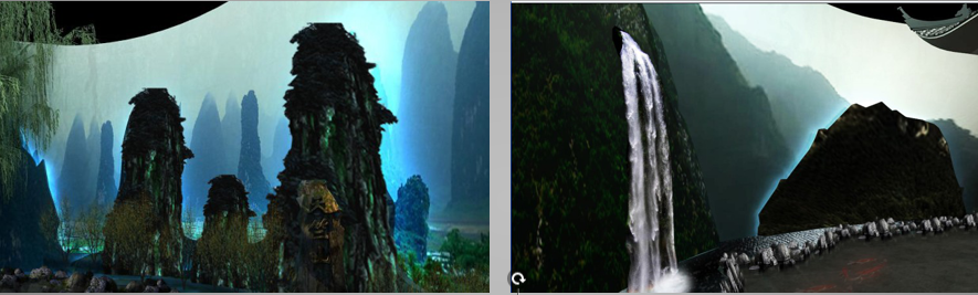 旅游行業(yè)展廳設(shè)計(jì)效果圖