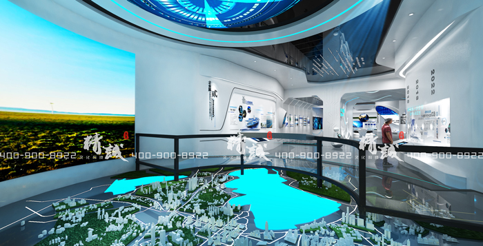 展廳中的數(shù)字沙盤有哪些作用？