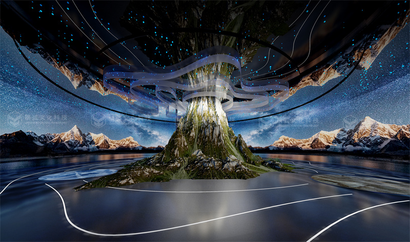 青?？茖W(xué)數(shù)據(jù)中心展廳設(shè)計(jì)-文博展廳案例